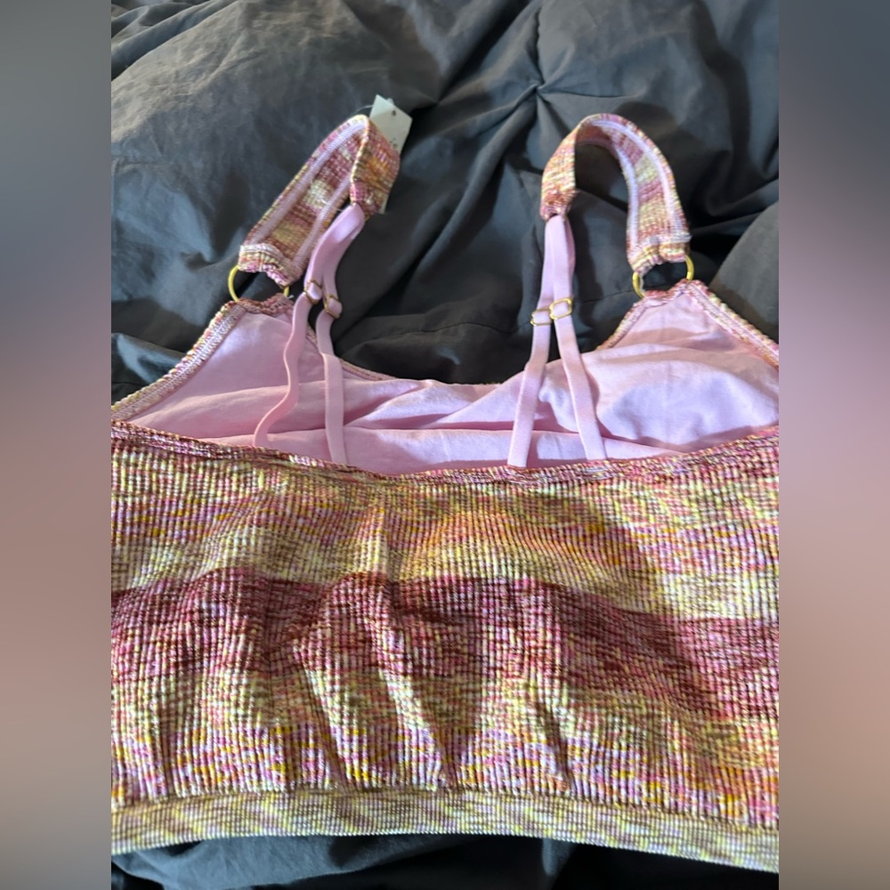 Aerie Gold Ring Bralette Bra Crop Top
aerie NWT - Picture 3 of 3